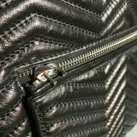 Maje PARIS Zig Zag Quilted Leather Tote - Picture 5 of 12